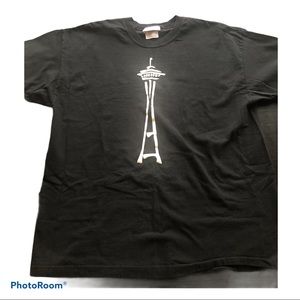 Seattle Space Needle t shirt raised print XL